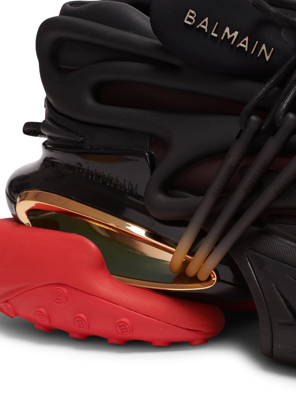 Unicorn low-top trainers in neoprene and leather