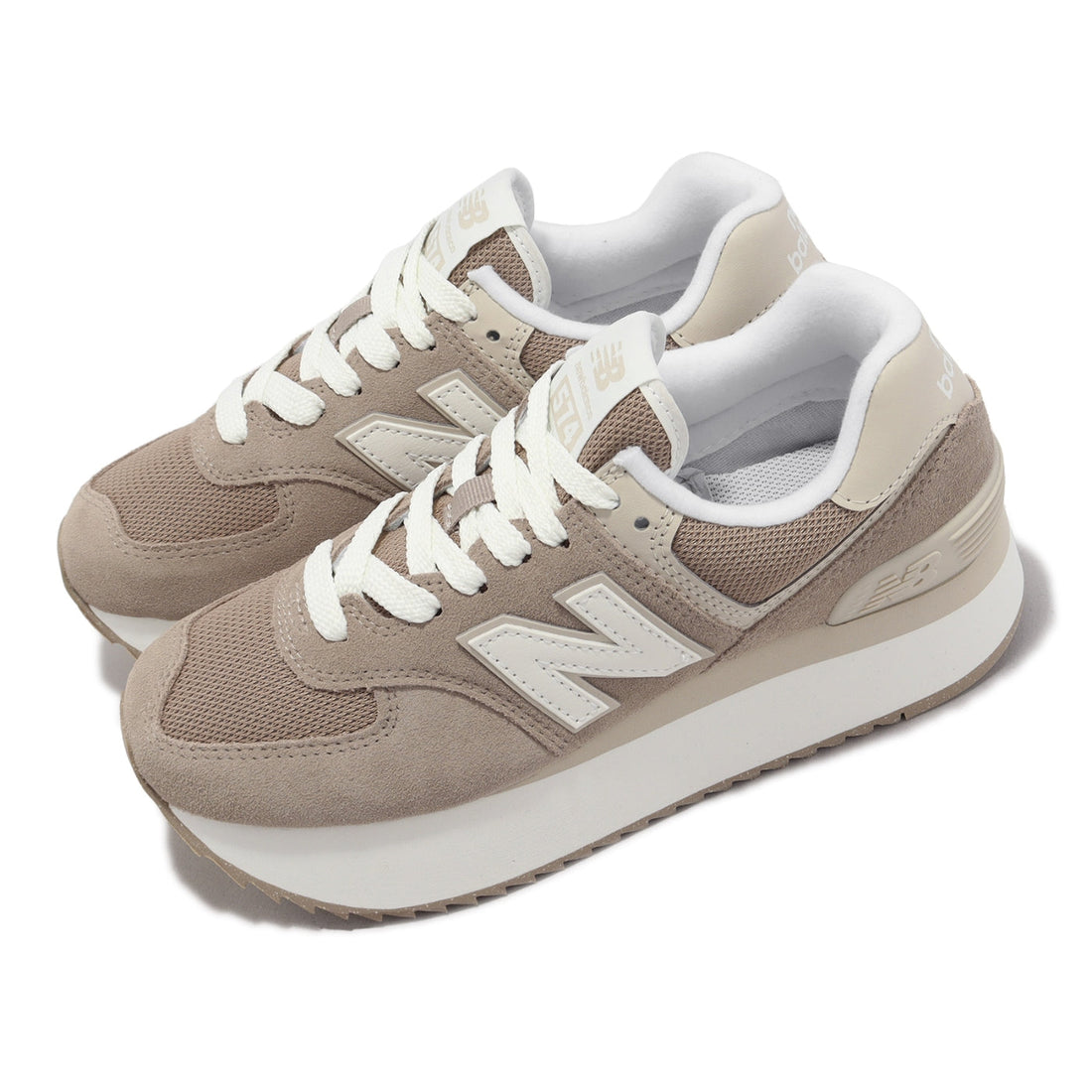 (WMNS) New Balance 574+ 'Driftwood Timberwolf' WL574ZSM