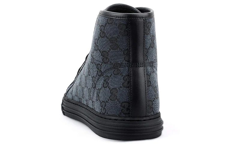 Gucci Monogram High Top Sneakers 'Black
