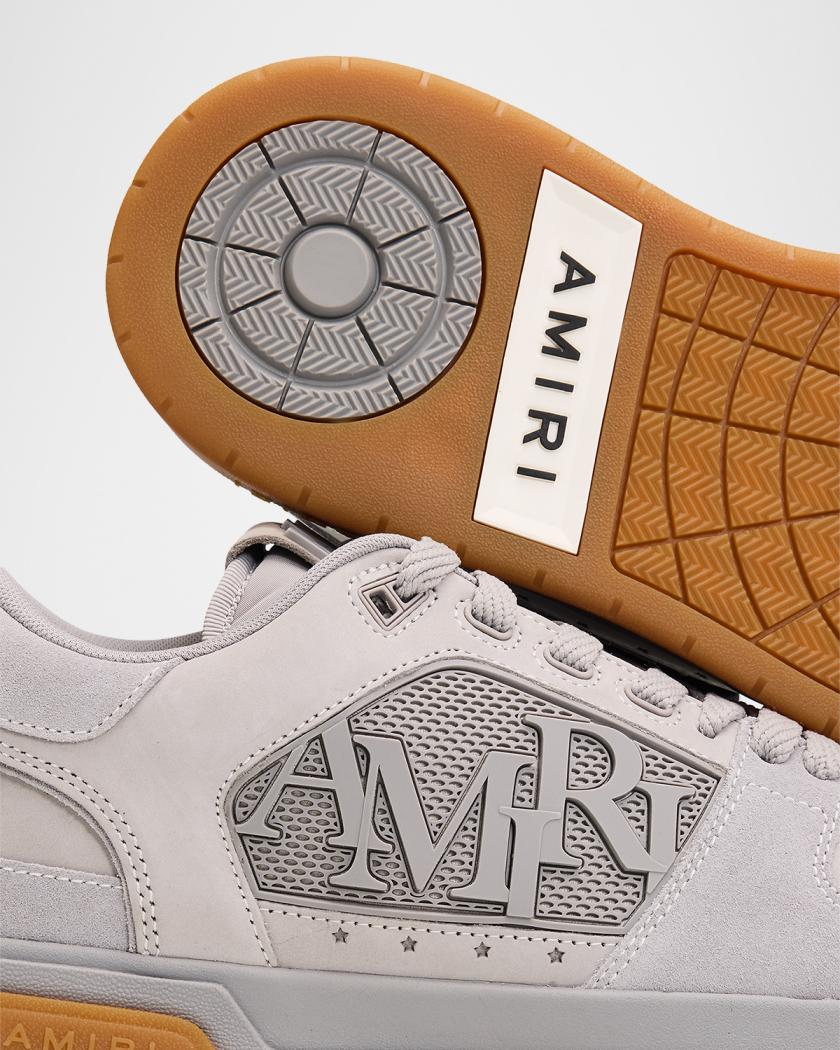 Logo Leather Low-Top Sneakers