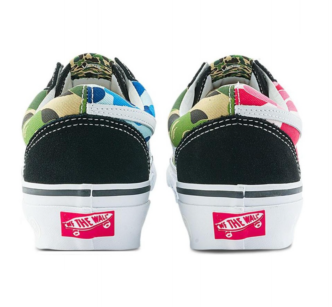 Vans x Bape ABC LX Old Skool 'Multi Color Camo' VN000E6VE36