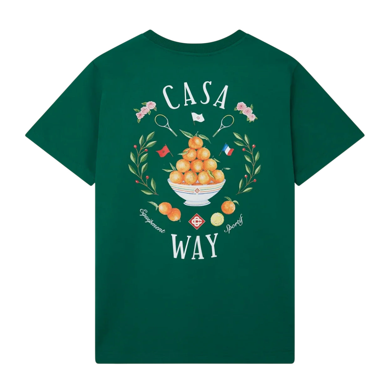Casablanca Casa Way Printed T-Shirt 'Green' MPS24-JTS-001-07