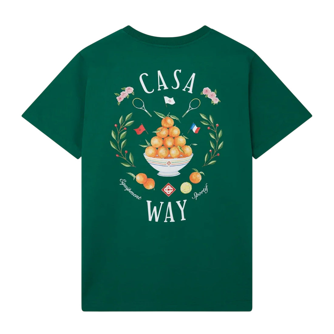 Casablanca Casa Way Printed T-Shirt 'Green' MPS24-JTS-001-07