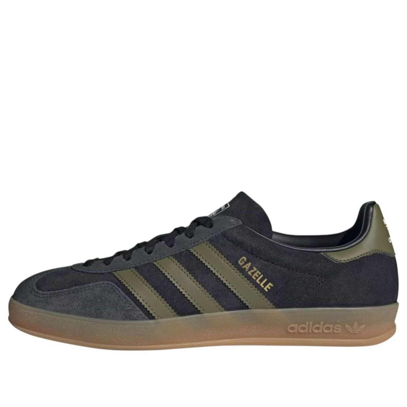 adidas Gazelle Indoor 'Core Black Focus Olive' JQ8399