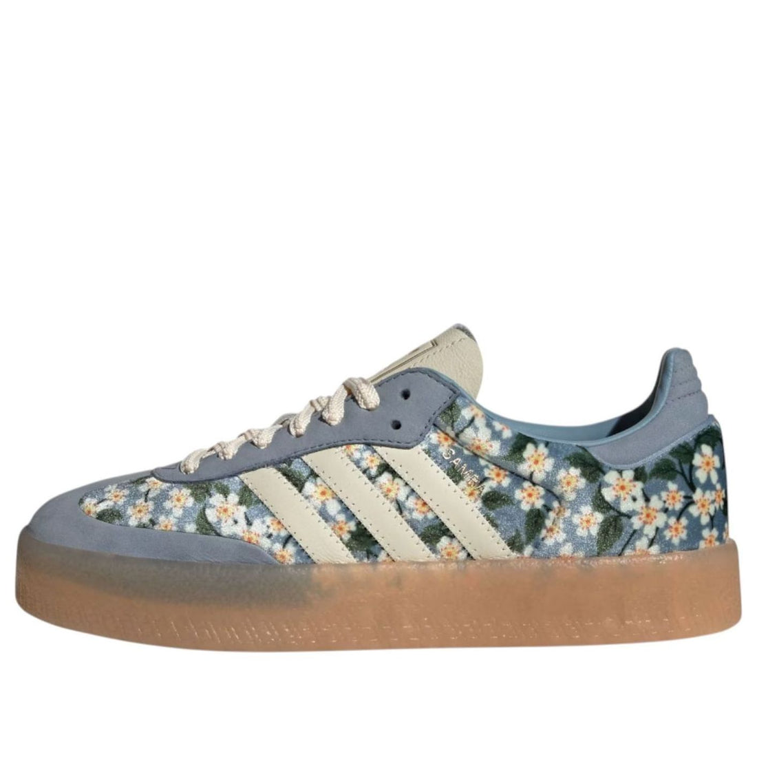 (WMNS) adidas x Liberty London Sambae 'Blue Cream White' JQ6046