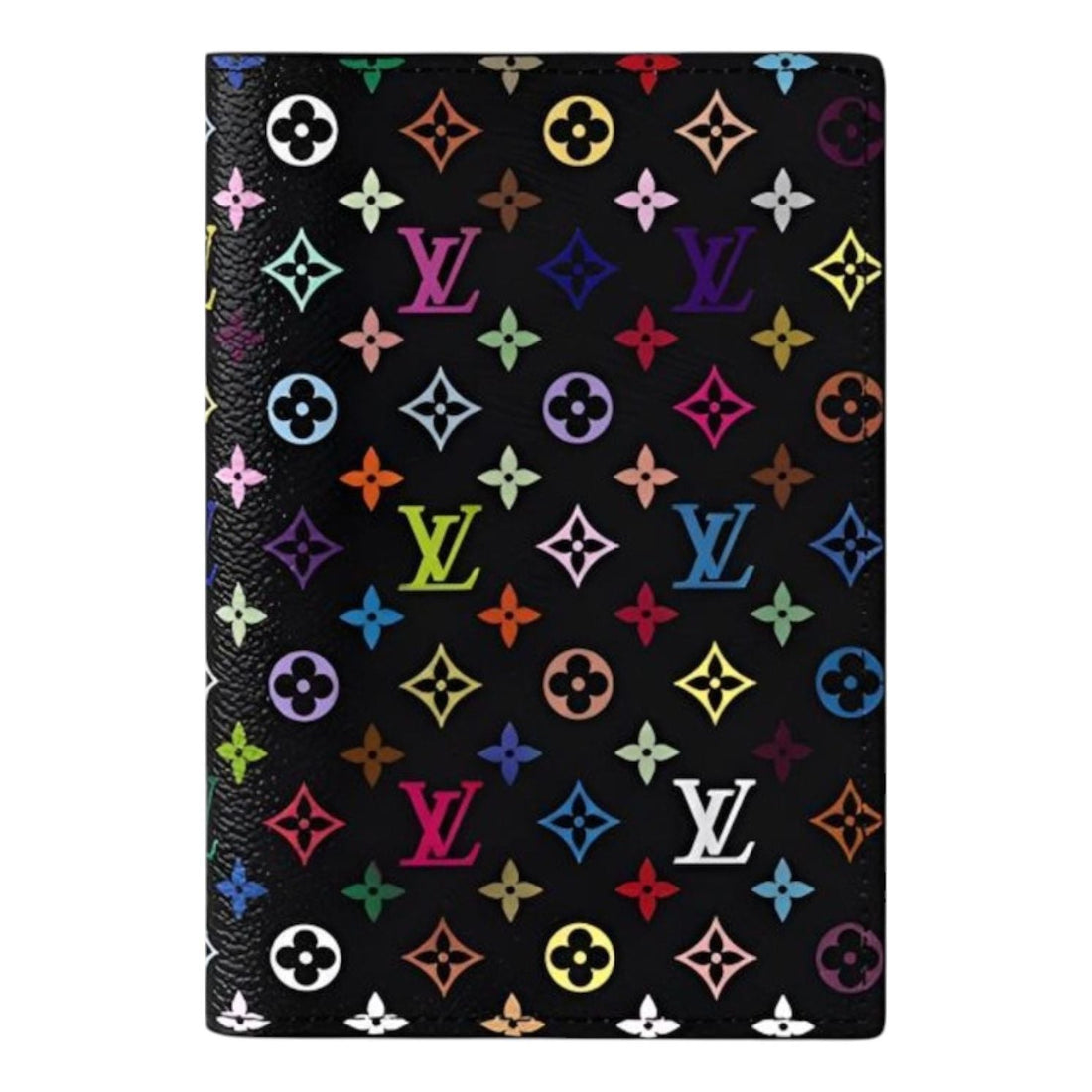 LOUIS VUITTON x Takashi Murakami Passport Cover 'Black Multicolored' M13414