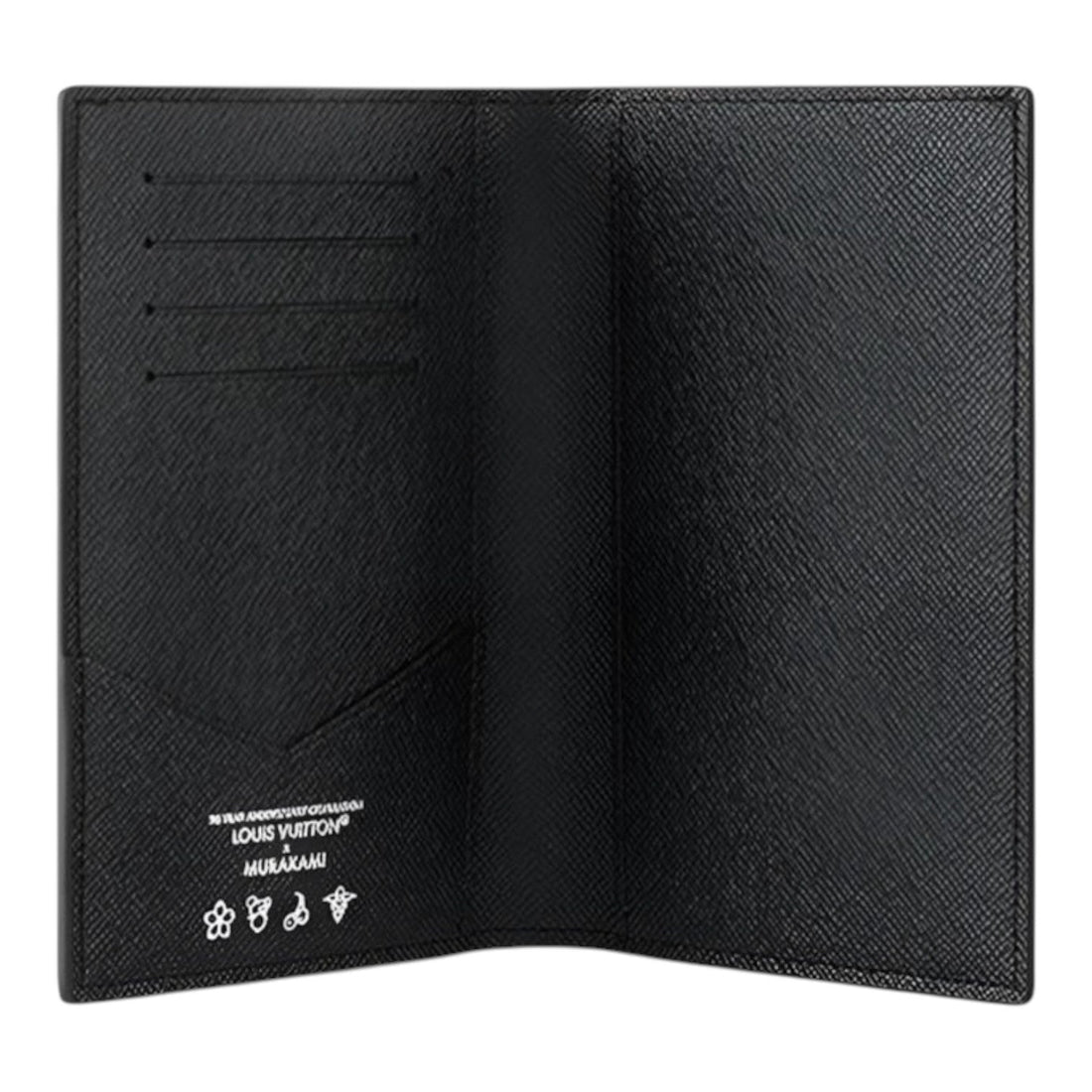 LOUIS VUITTON x Takashi Murakami Passport Cover 'Black Multicolored' M13414