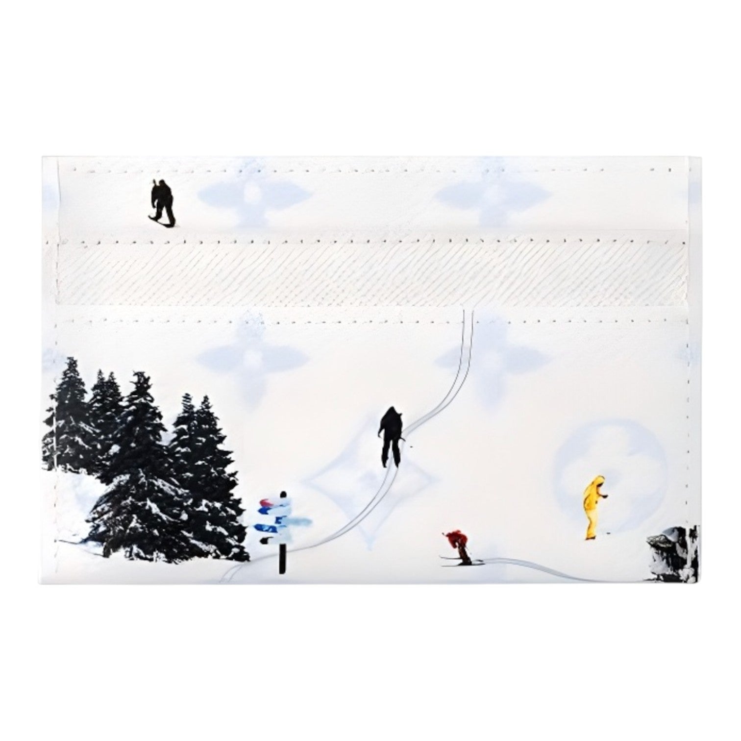 LOUIS VUITTON Ski Double Card Case 'White' M14864