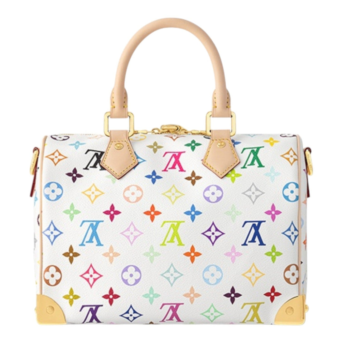 LOUIS VUITTON x Takashi Murakami Speedy Bandouliere 25 'White Multicolored' M13085