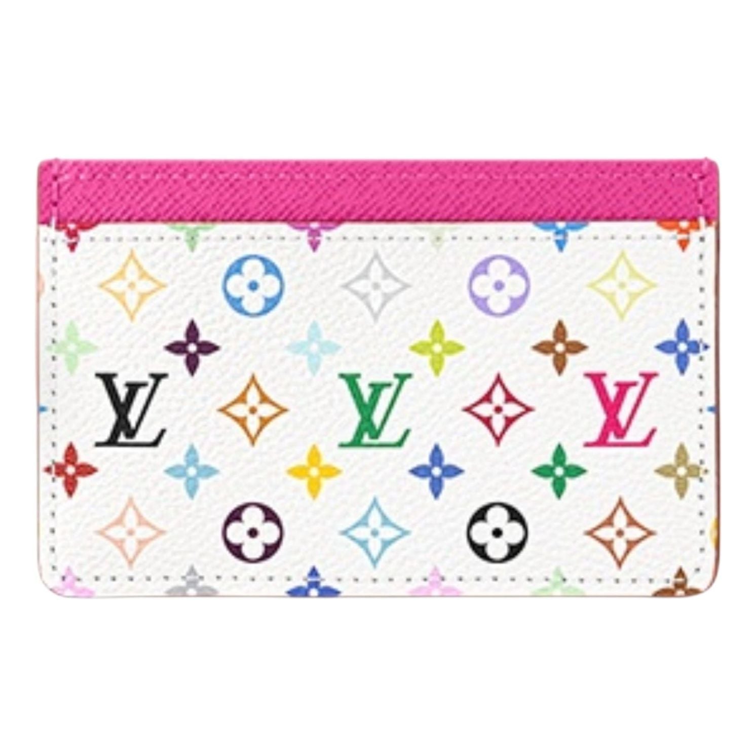 LOUIS VUITTON x Takashi Murakami Card Holder 'White Multicolored' M13403