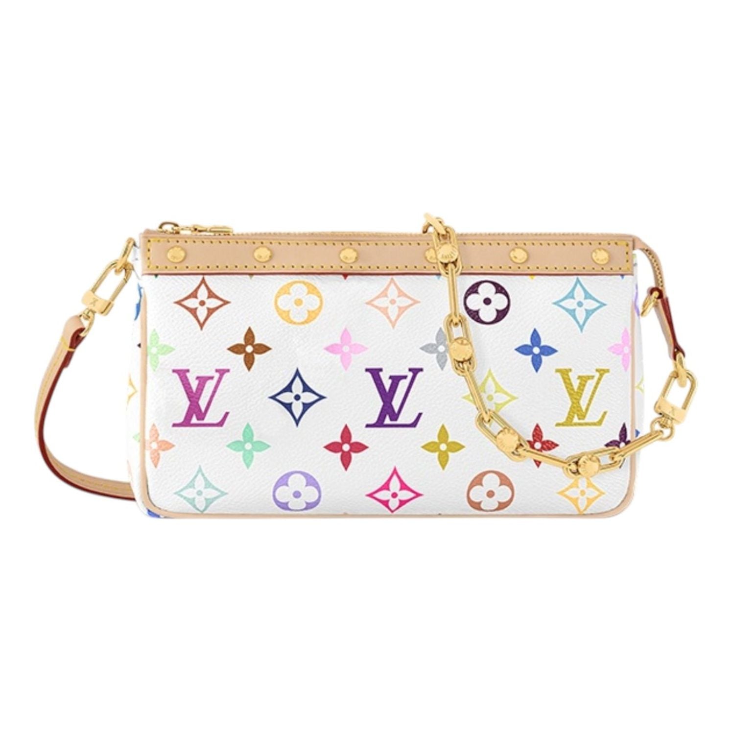(WMNS) LOUIS VUITTON x Takashi Murakami Pochette Accessoires 'White Multicolored' M13404