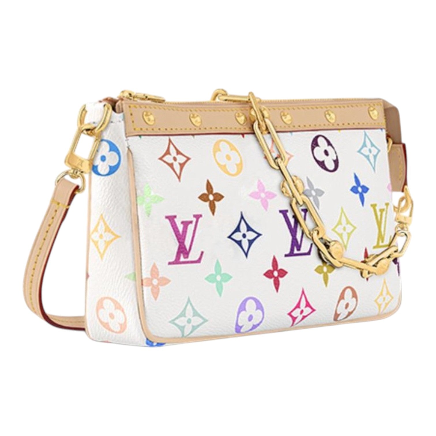 (WMNS) LOUIS VUITTON x Takashi Murakami Pochette Accessoires 'White Multicolored' M13404