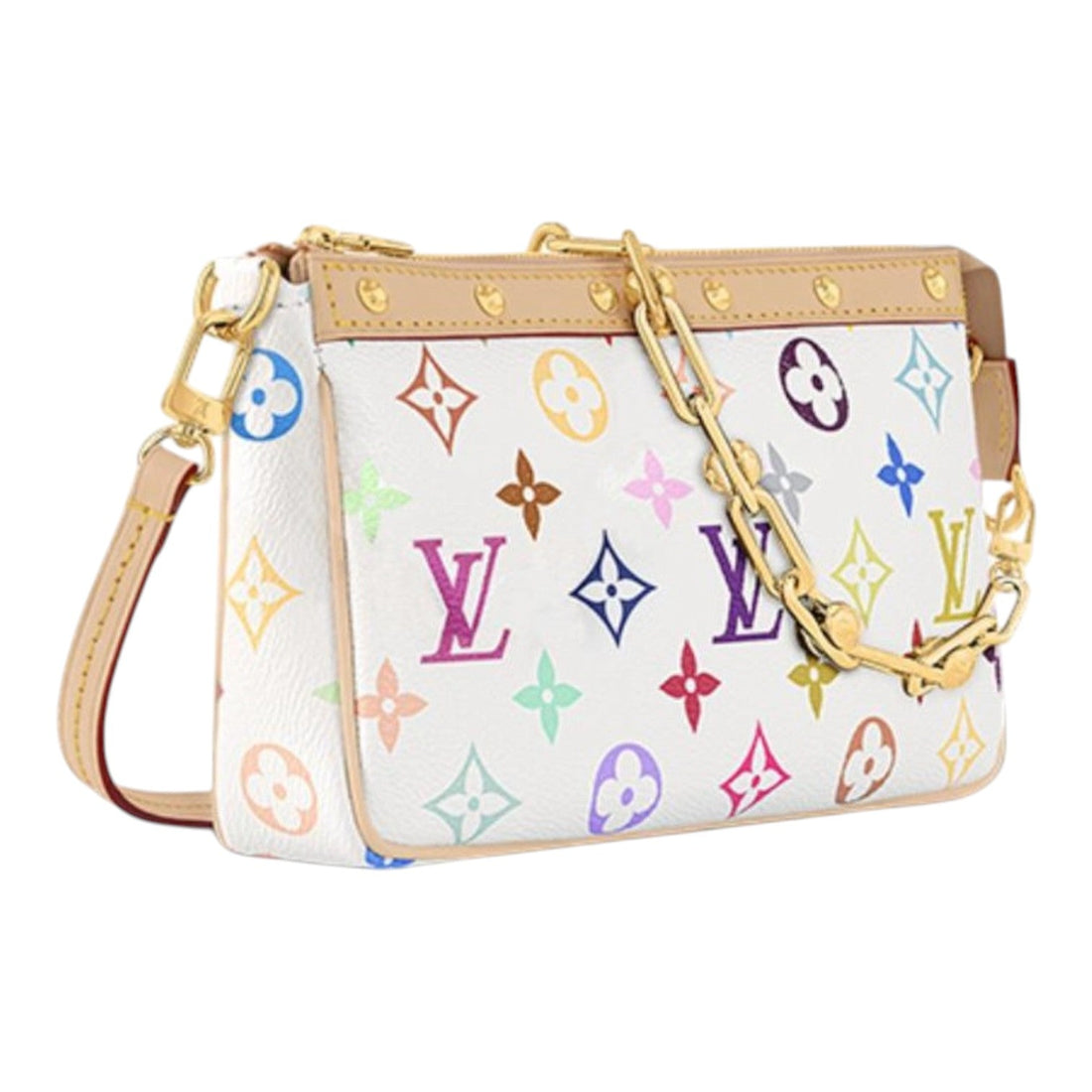 (WMNS) LOUIS VUITTON x Takashi Murakami Pochette Accessoires 'White Multicolored' M13404