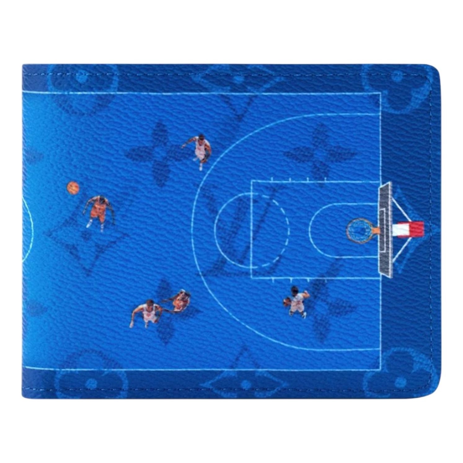 LOUIS VUITTON Basketball Slender Wallet 'Blue' M26801