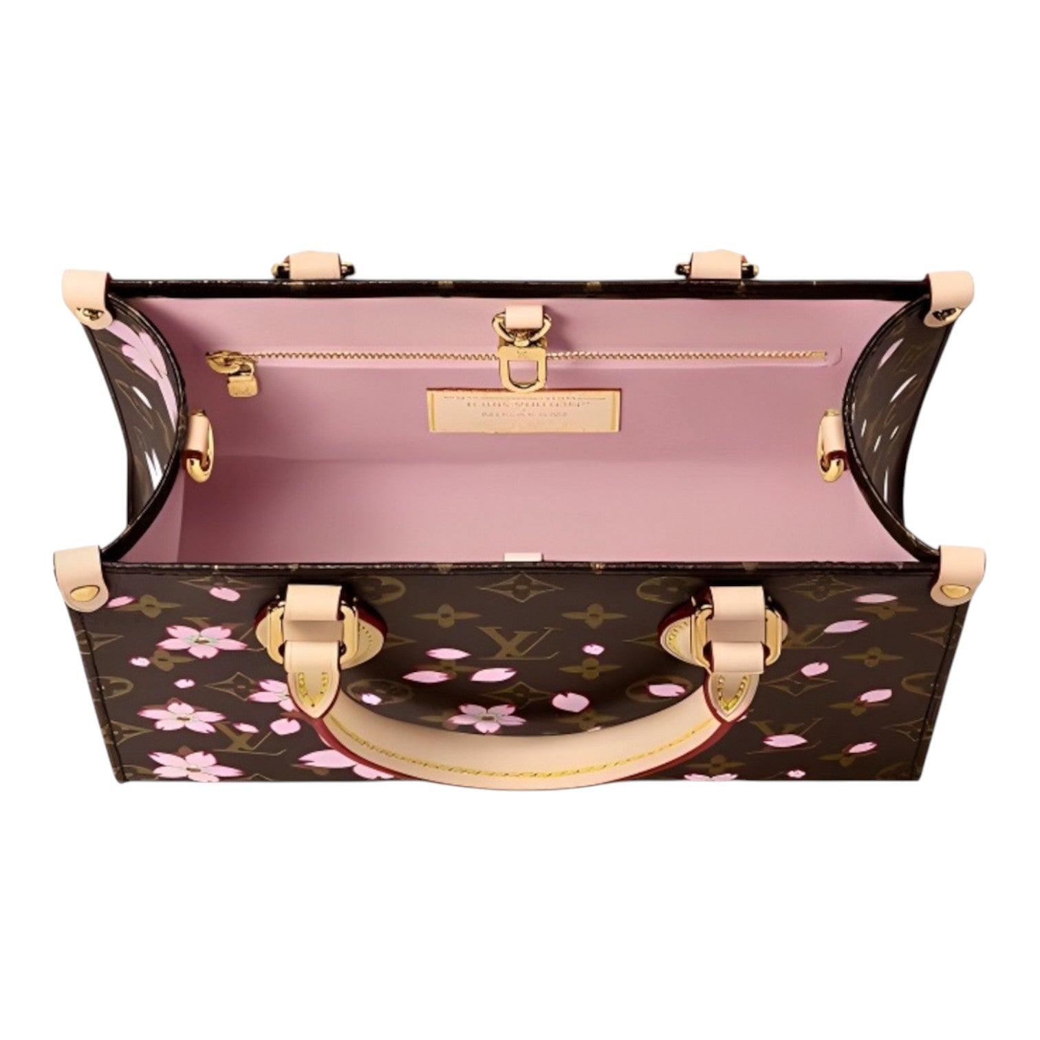 (WMNS) LOUIS VUITTON x Takashi Murakami OnTheGo PM 'Sakura Brown' M13269
