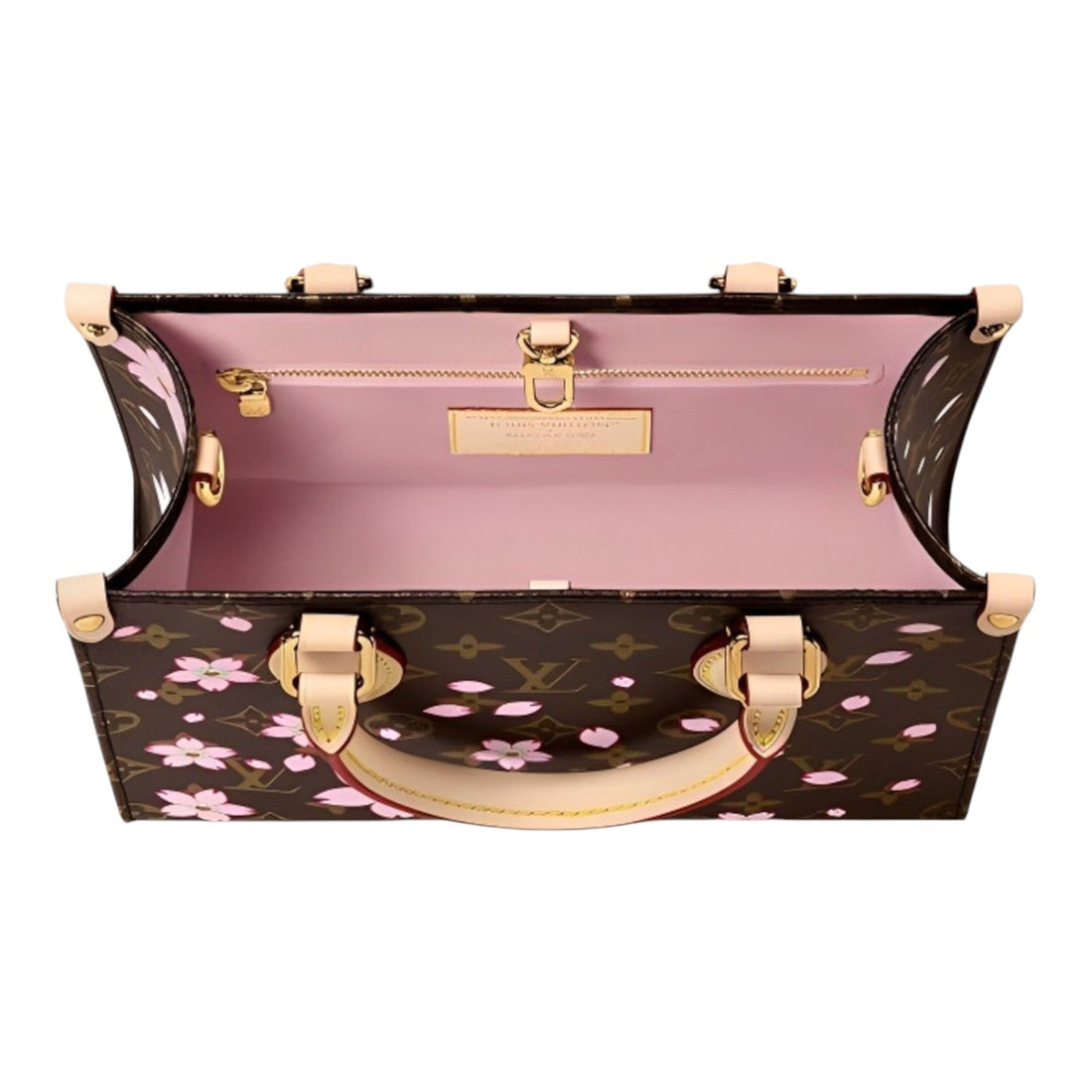 (WMNS) LOUIS VUITTON x Takashi Murakami OnTheGo PM 'Sakura Brown' M13269