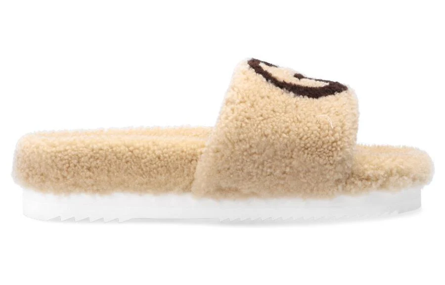 WMNS) Gucci Slide 'Interlocking G Merino Wool - Light Brown' 646225-D0L00