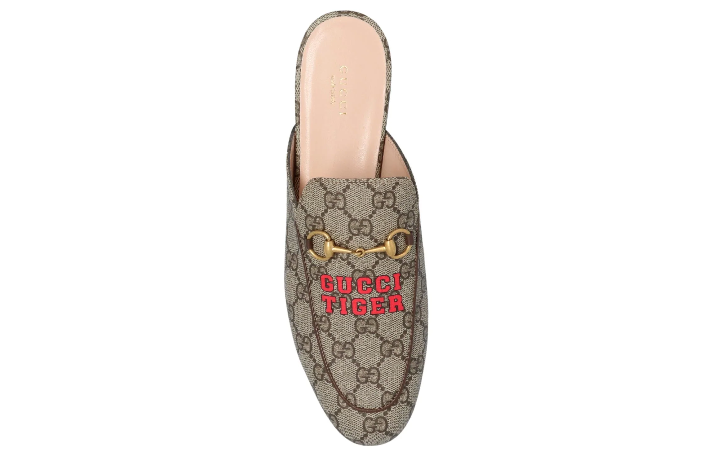 WMNS) GUCCI Princetown Slipper 'Gucci Tiger - Beige Ebony' 687841-UTG10-9760