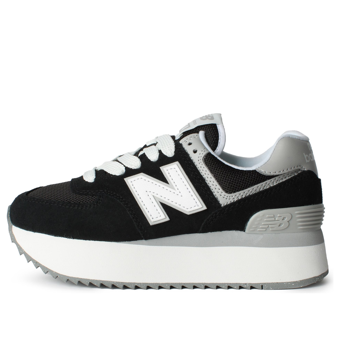 (WMNS) New Balance 574+ 'Black White' WL574ZSA