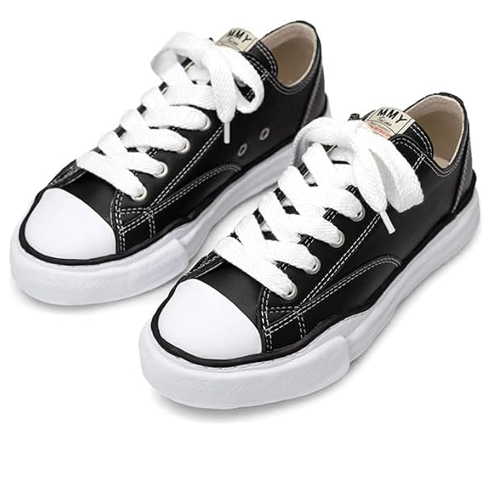 Maison MIHARA YASUHIRO Peterson OG Sole Leather Low 'Black' A06FW736-BLACK