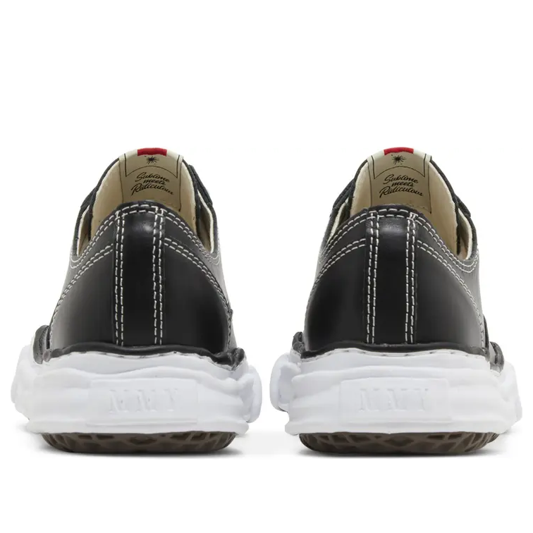 Maison MIHARA YASUHIRO Peterson OG Sole Leather Low 'Black' A06FW736-BLACK