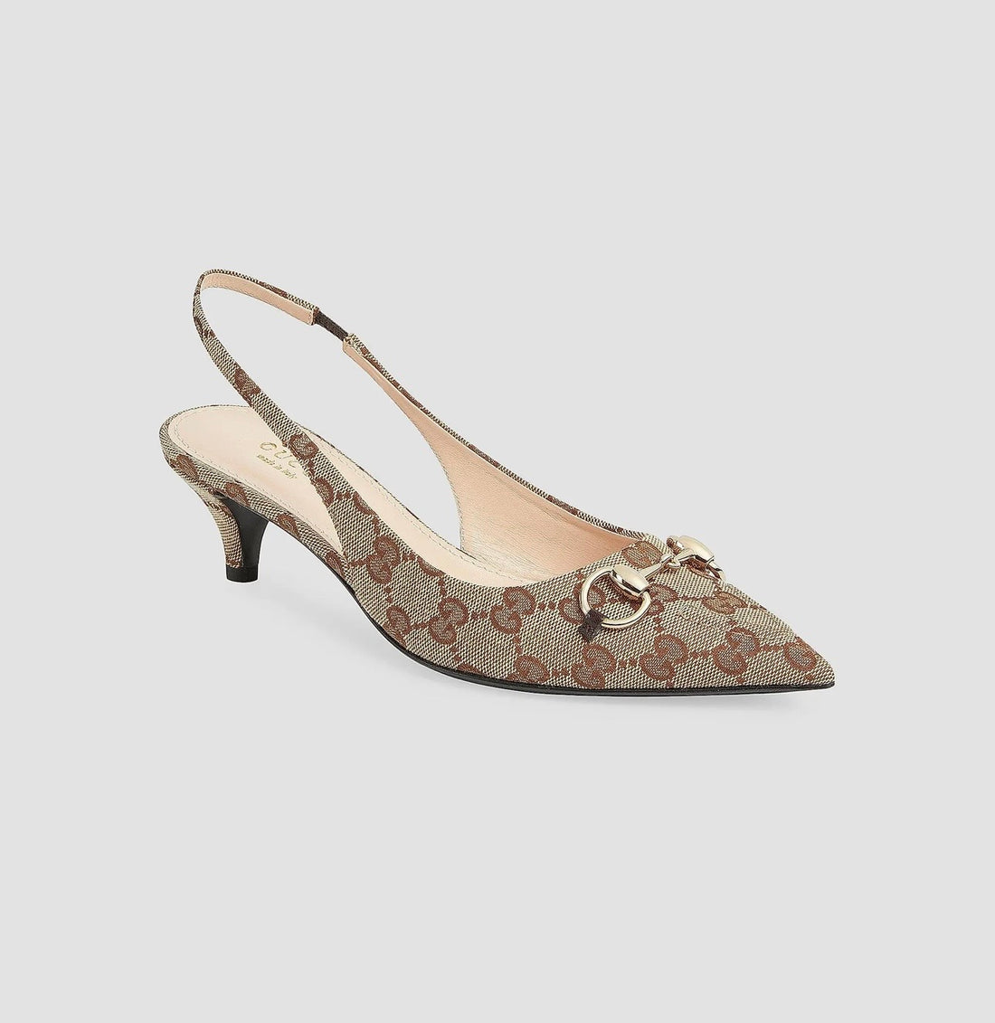 Gucci  Erin 45MM GG Canvas Slingback Pumps