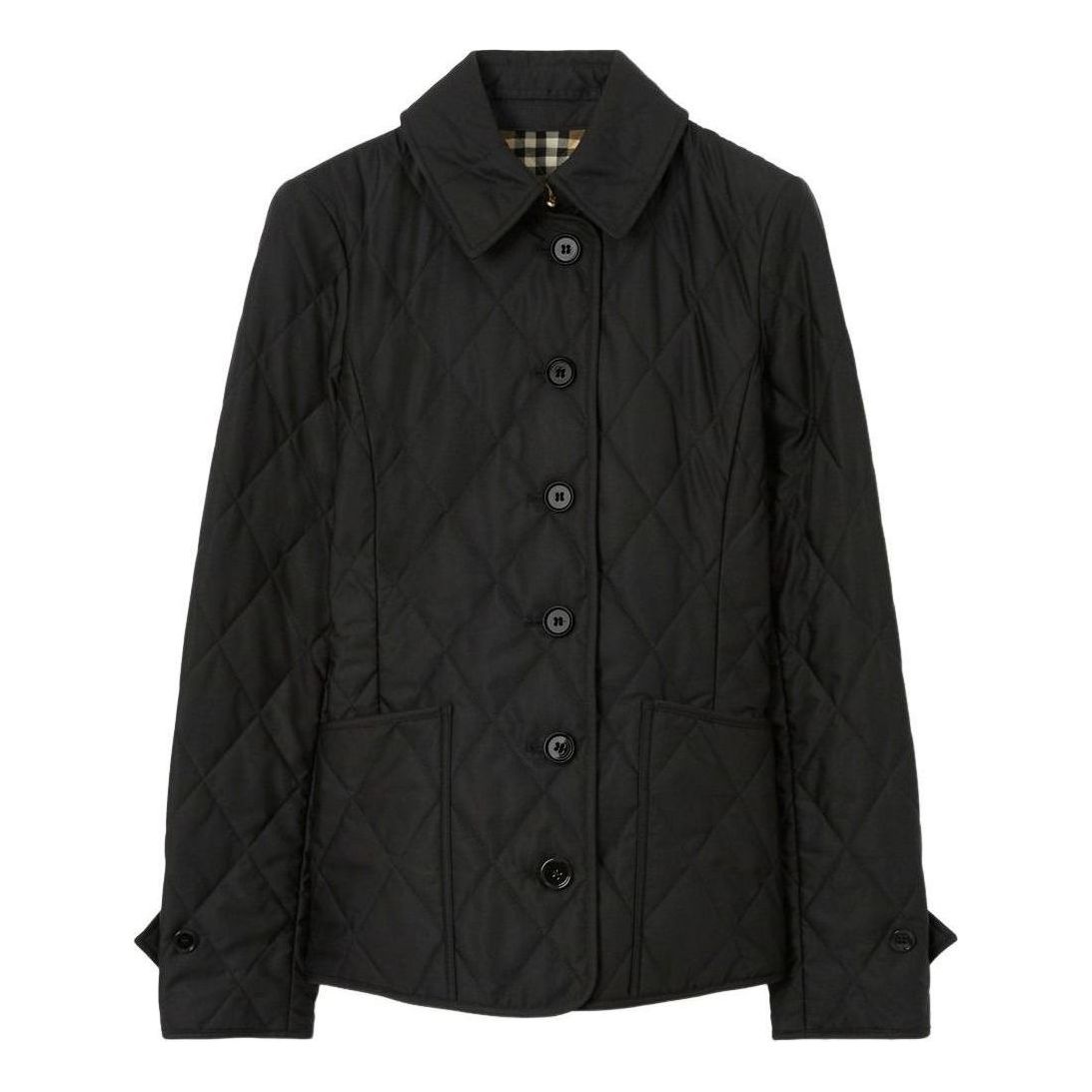 (WMNS) Burberry 25 Quilted Thermoregulated Jacket 'Black' 80498661