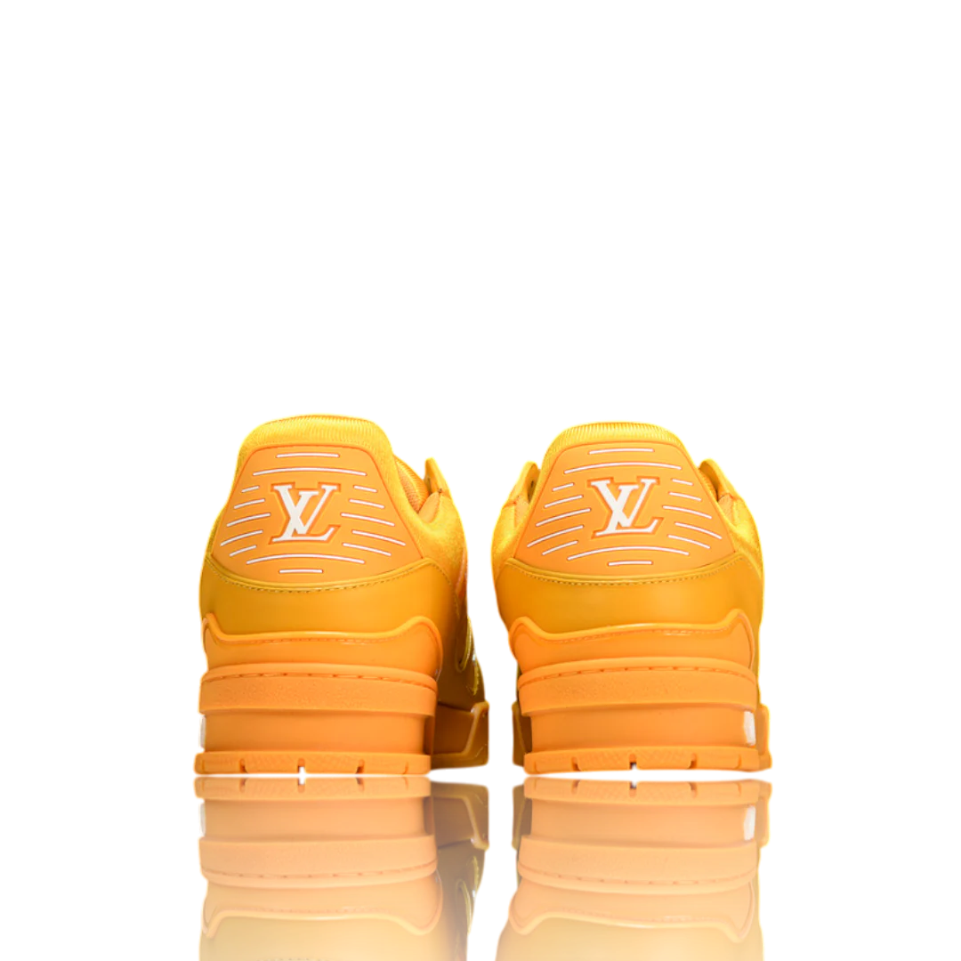 LOUIS VUITTОП TRAINER LOW 'MONOGRAM YELLOW EMBOSSED'