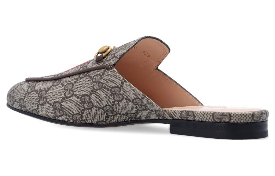 WMNS) GUCCI Princetown Slipper 'Gucci Tiger - Beige Ebony' 687841-UTG10-9760
