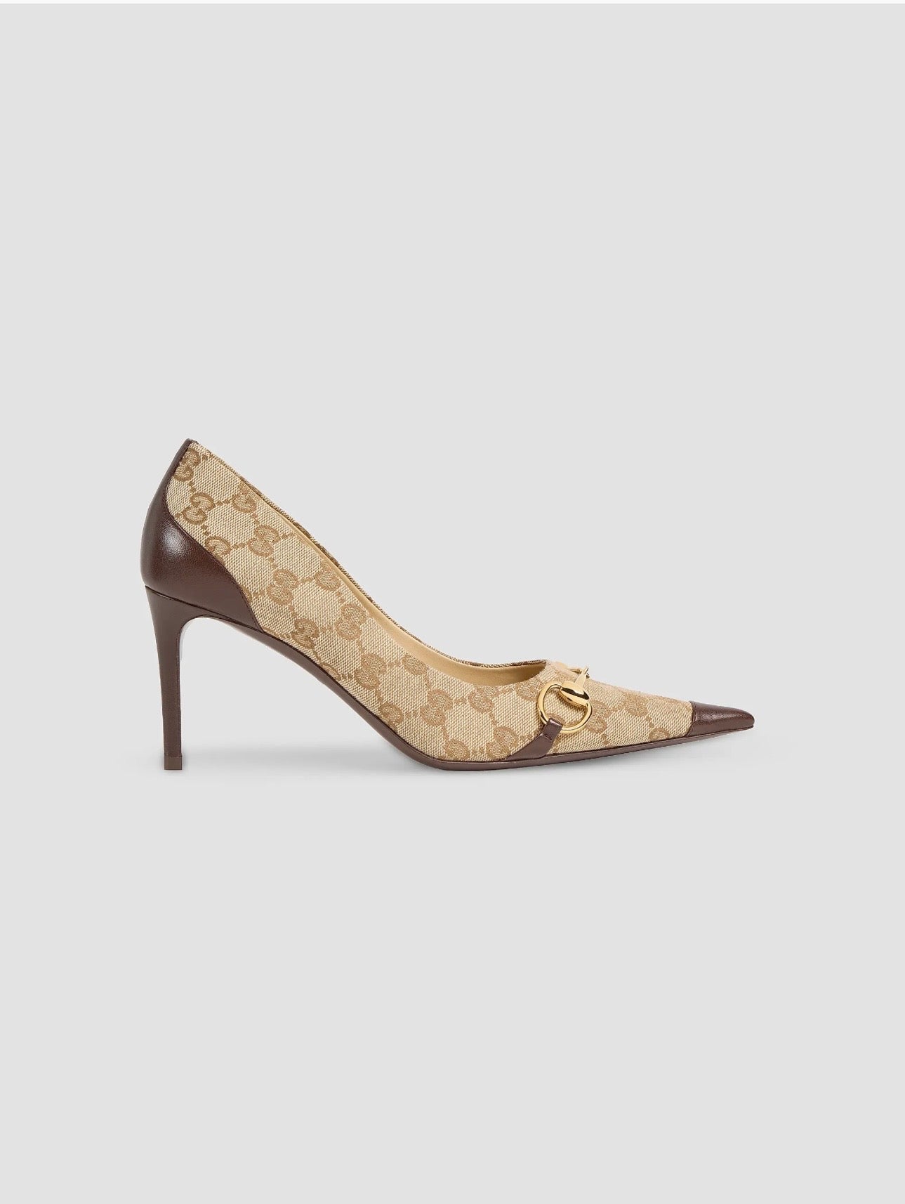 Gucci  Donna 80MM GG Canvas Pumps