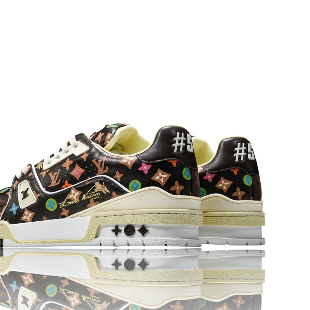 LOUIS VUITTОП TRAINER LOW BY TYLER, THE CREATOR 'MOCHA MULTICOLOR