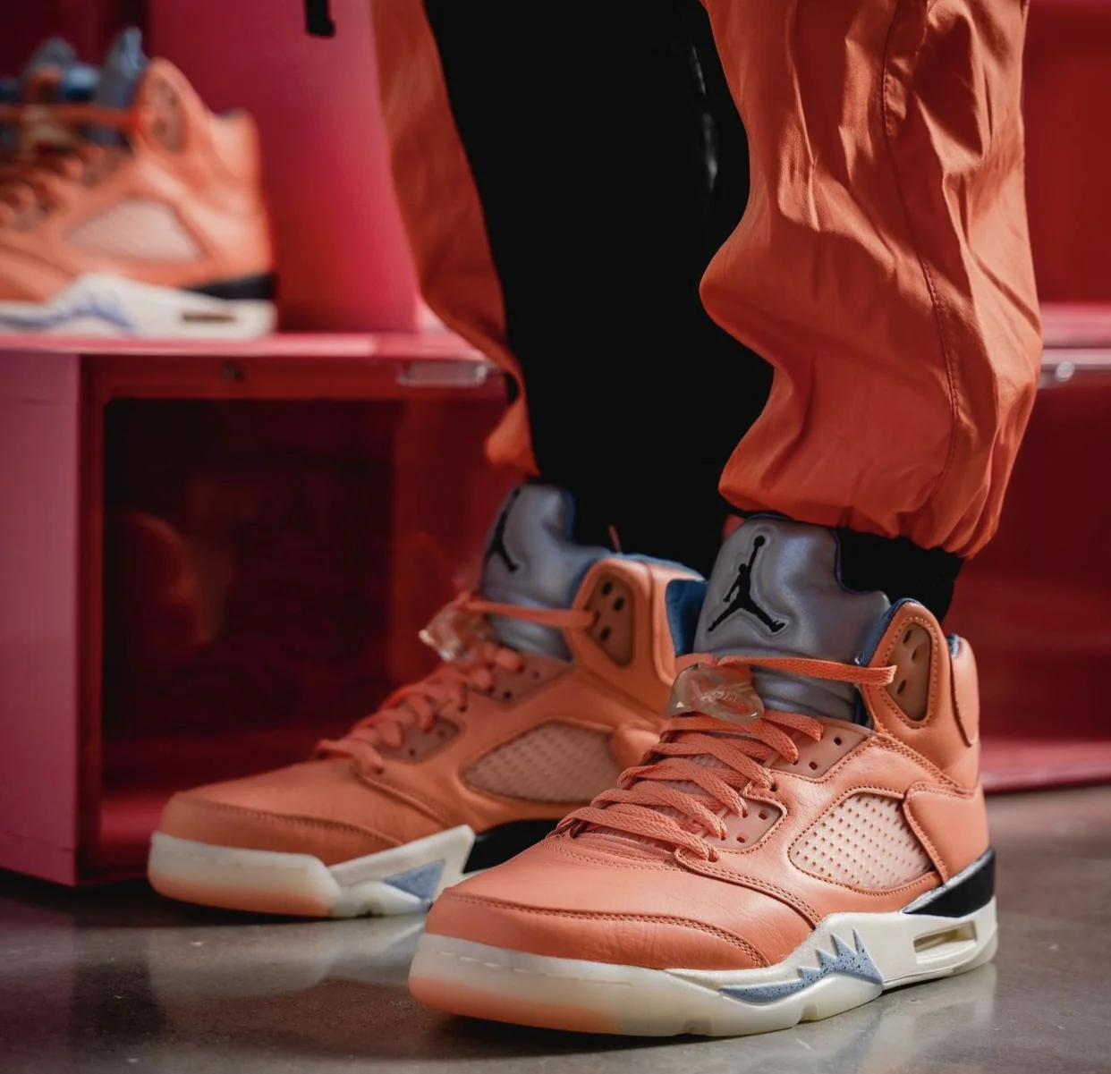 JORDAN 5 RETRO DJ WE THE BEST CRIMSON BLISS