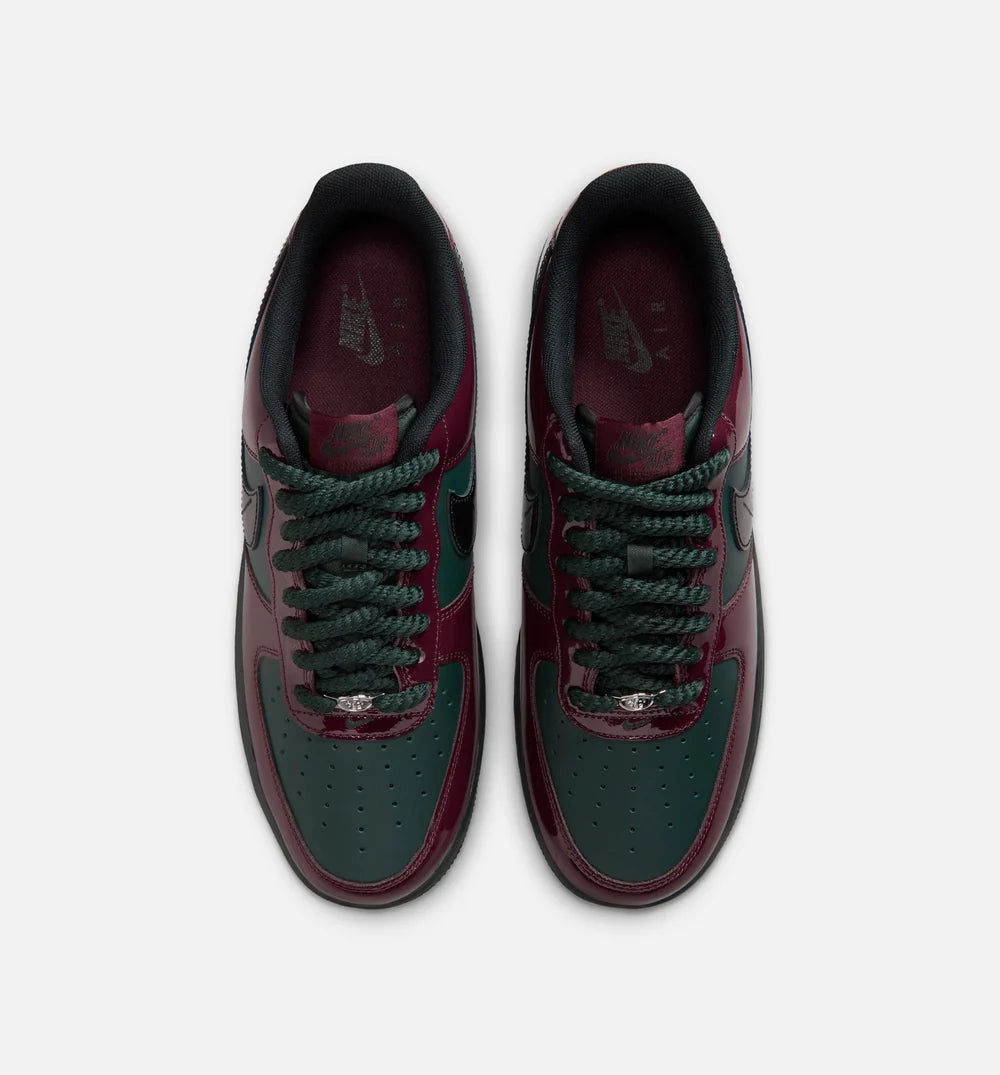 Nike Air Force 1`07 LV8 "Patent Burgundy Crush" Men's Sneakers