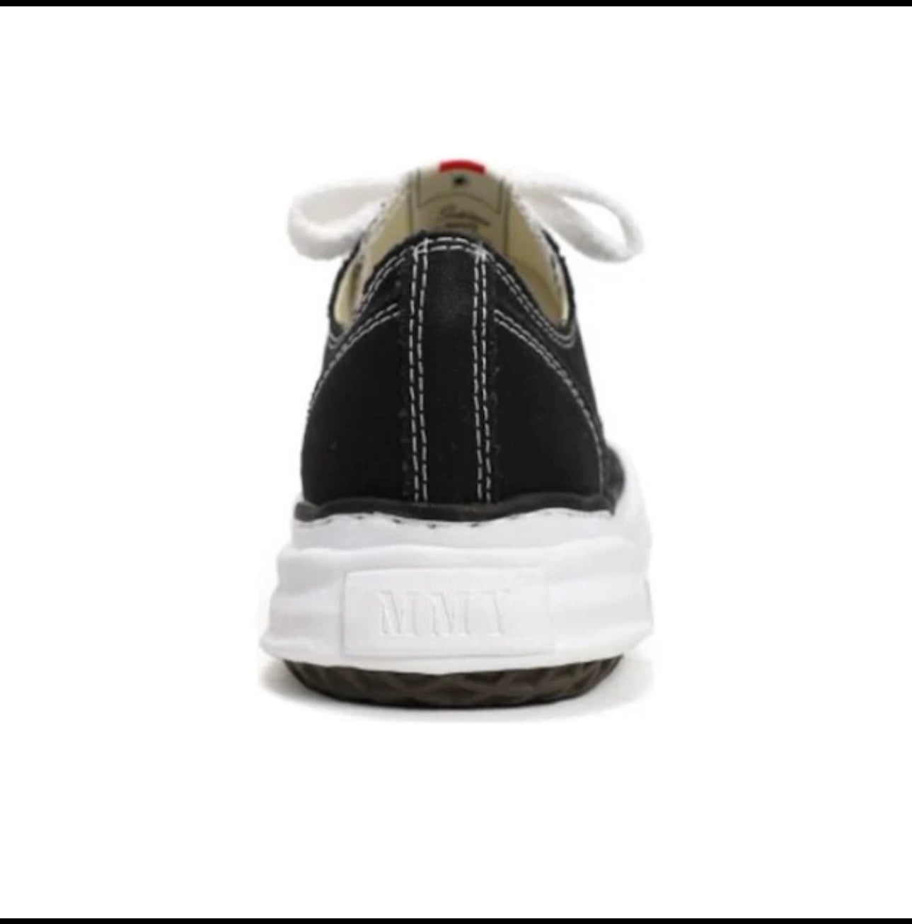 Maison MIHARA YASUHIRO PETERSON OG Sole Canvas Low 'Black' A01FW702-