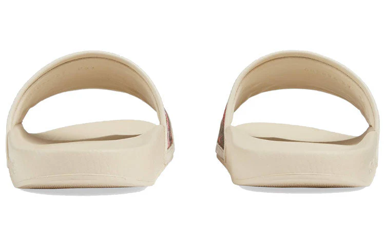 WMNS) Gucci GG Slide 'Flora Print - Beige