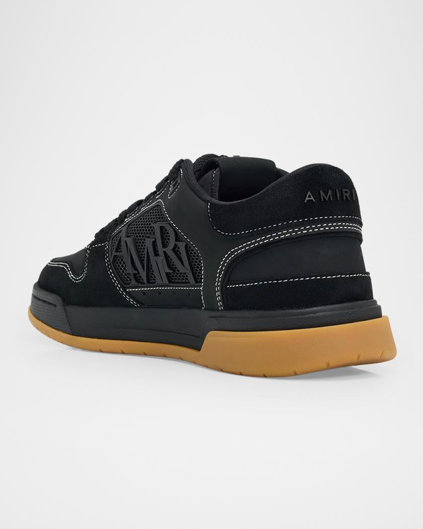 Logo Leather Low-Top Sneakers