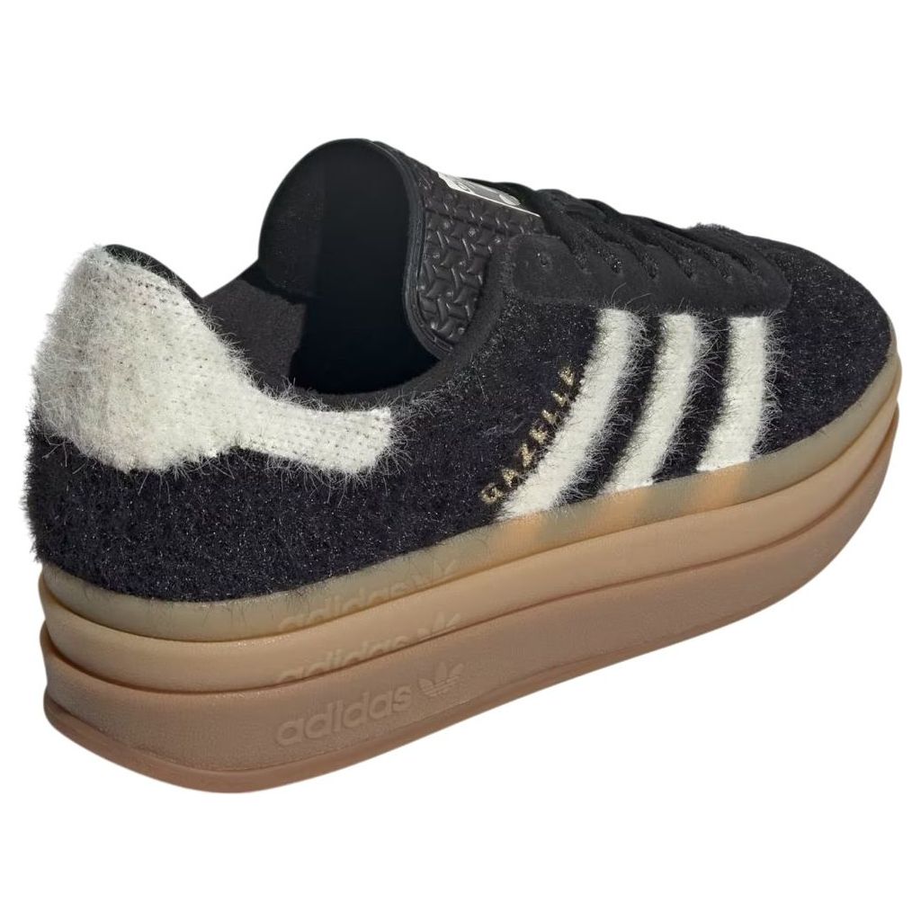 (WMNS) adidas Gazelle Bold 'Black Cream White' JS3907