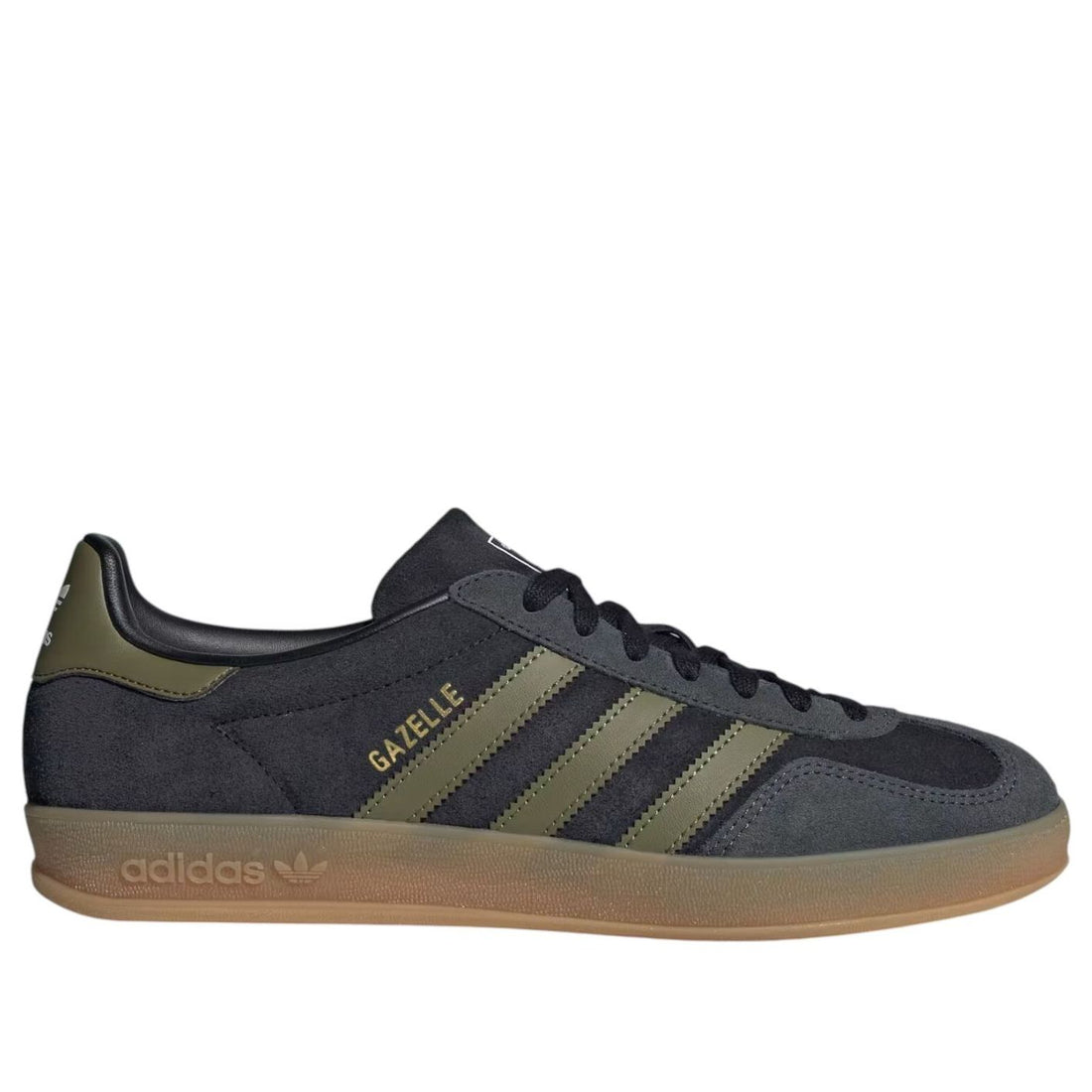 adidas Gazelle Indoor 'Core Black Focus Olive' JQ8399
