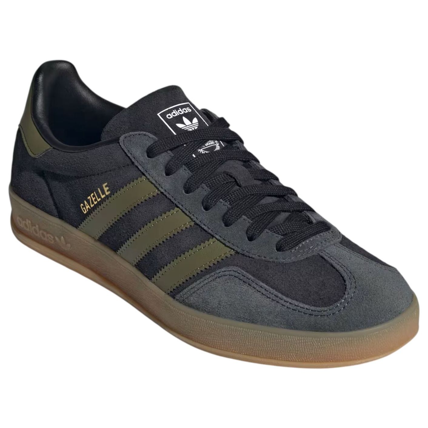 adidas Gazelle Indoor 'Core Black Focus Olive' JQ8399