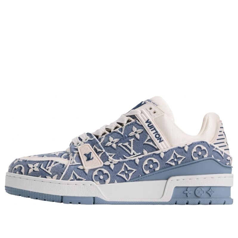 (WMNS) LOUIS VUITTON LV Trainer Sneaker 'Bleu' 1AKG4V
