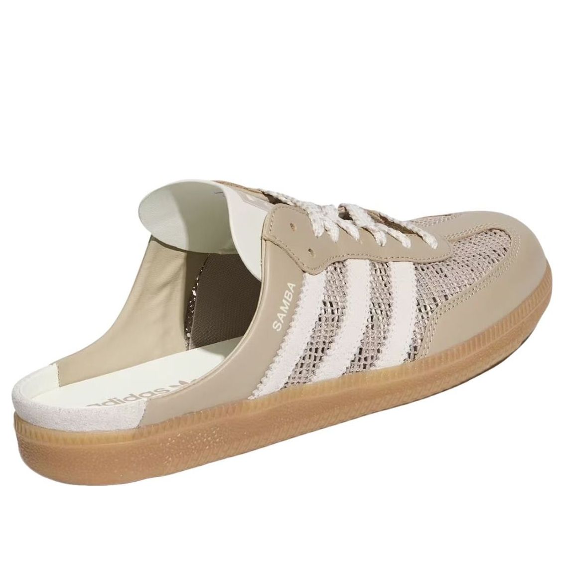 (WMNS) adidas Samba OG Mules 'Khaki Off White' HP5051