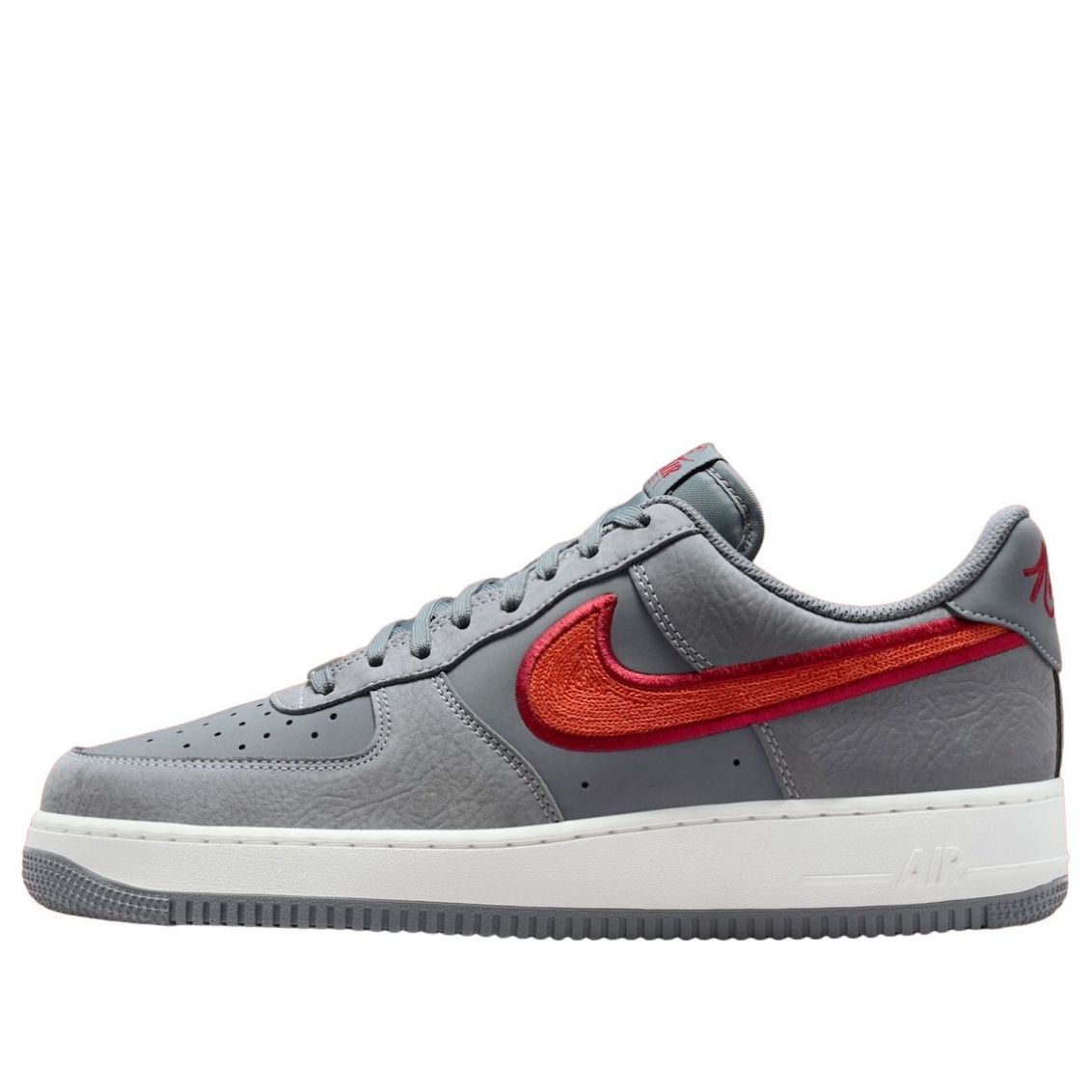 Nike Air Force 1 Low 'Cool Grey Team Crimson' IB6842-001