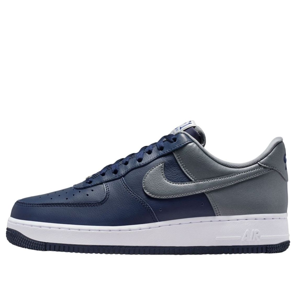 Nike Air Force 1 Low Mismatched Heel 'Game Royal White Grey' IB6847-400
