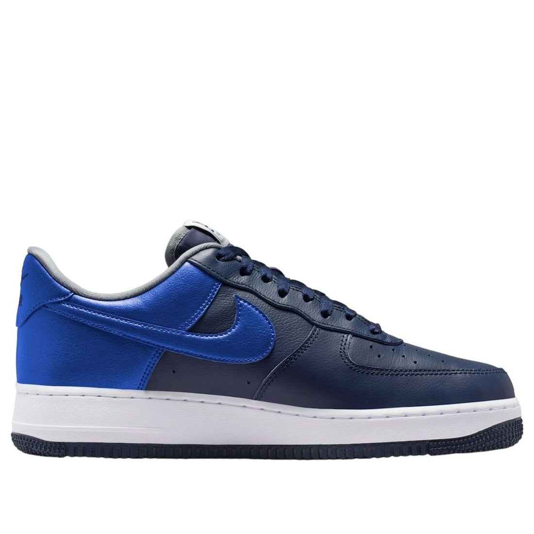 Nike Air Force 1 Low Mismatched Heel 'Game Royal White Grey' IB6847-400