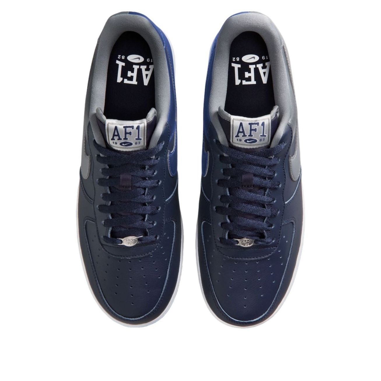 Nike Air Force 1 Low Mismatched Heel 'Game Royal White Grey' IB6847-400