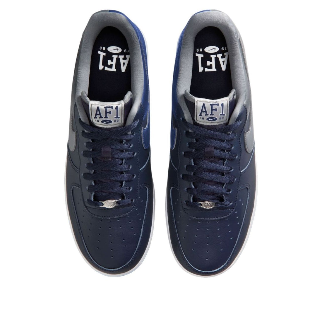 Nike Air Force 1 Low Mismatched Heel 'Game Royal White Grey' IB6847-400