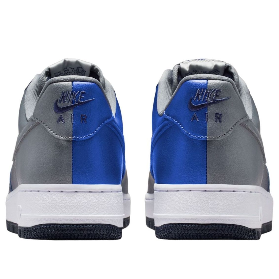 Nike Air Force 1 Low Mismatched Heel 'Game Royal White Grey' IB6847-400