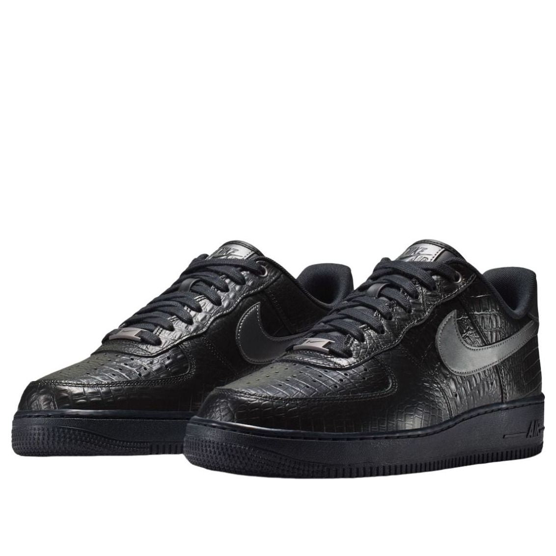 Nike Air Force 1 Low 'Triple Black Croc' IV6306-010