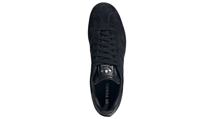 adidas Gazelle 'All Black Silver Metallic' JI2161
