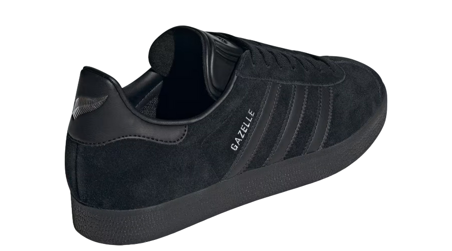 adidas Gazelle 'All Black Silver Metallic' JI2161